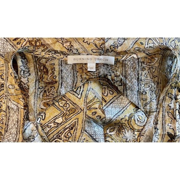 Burning Torch Silk Mini Cut Out dress Xsmall (P) - Picture 10 of 11